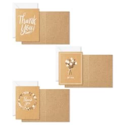Hallmark Rustic Floral Boxed Blank Thank-You Notes Assortment, Pack Of 48 -Hallmark Toys Shop Rustic Floral Assorted Boxed ThankYou Cards 5STZ1160 03