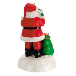 Hallmark Checking It Twice Ornament With Light And Sound -Hallmark Toys Shop Santa Checking His List Keepsake Ornament 2999QGO2657 06