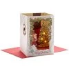 Hallmark Spirit Of Christmas Musical 3D Pop-Up Christmas Card With Light 1 Hallmark Spirit Of Christmas Musical 3D Pop-Up Christmas Card With Light -Hallmark Toys Shop Santa Shadow Box 3D PopUp Music Light Christmas Card 1099XOD4034 01