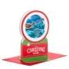 Hallmark Santa's Sleigh Snow Globe Musical 3D Pop-Up Christmas Card With Motion -Hallmark Toys Shop Santa Sleigh Snowglobe 3D PopUp Music Motion Christmas Card 1299XOD9985 01