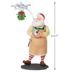 Hallmark Toymaker Santa Ornament -Hallmark Toys Shop Santa With Drone Keepsake Ornament 1999QXR8047 03