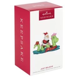 Hallmark Just Believe Ornament -Hallmark Toys Shop Santa on Loch Ness Monster Keepsake Ornament 2199QGO2859 04