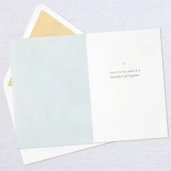 Hallmark Happily Ever After Quilled Paper Handmade Wedding Card -Hallmark Toys Shop Script Letters Quilled Paper Handmade Wedding Card 1299LAD9615 03