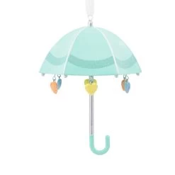 Signature Baby Umbrella Porcelain Hallmark Ornament -Hallmark Toys Shop Signature Baby Umbrella Porcelain Christmas Ornament 1HDL2175 04
