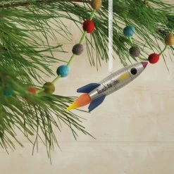 Signature Rocket Ship Hallmark Ornament -Hallmark Toys Shop Signature Rocket Ship Christmas Ornament 1HDL2176 02