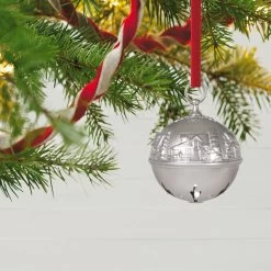 Hallmark Ring In The Season Metal Bell Ornament -Hallmark Toys Shop Silver Jingle Bell Keepsake Ornament 2699QXR8139 02