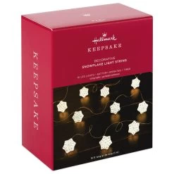 Hallmark Snowflake 10-Light Christmas String Lights, 10' -Hallmark Toys Shop Snowflakes Keepsake Christmas Light String 1QSB6297 04