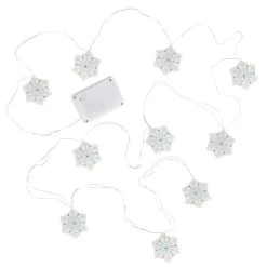 Hallmark Snowflake 10-Light Christmas String Lights, 10' -Hallmark Toys Shop Snowflakes Keepsake Christmas Light String 1QSB6297 06