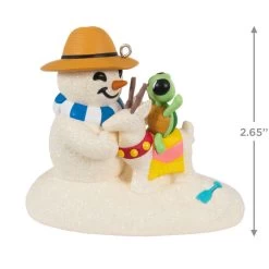 Hallmark Sandal The Snowman Ornament -Hallmark Toys Shop Snowman on Beach Keepsake Ornament 1799QXR8097 03