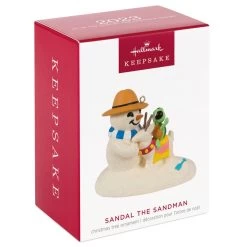 Hallmark Sandal The Snowman Ornament -Hallmark Toys Shop Snowman on Beach Keepsake Ornament 1799QXR8097 04
