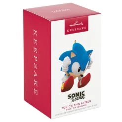 Hallmark Sonic The Hedgehog Sonic's Spin Attack Ornament -Hallmark Toys Shop Sonic the Hedgehog Keepsake Ornament 1899QXI6329 04