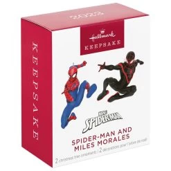 Hallmark Mini Marvel Spider-Man And Miles Morales Ornaments, Set Of 2 -Hallmark Toys Shop Spiderman Miles Morales Keepsake Ornaments 1999QXM9337 06