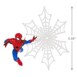 Hallmark Marvel Spider-Man Spidey Spins A Snowflake Ornament -Hallmark Toys Shop Spiderman Snowflake Keepsake Ornament 1999QXI7467 03
