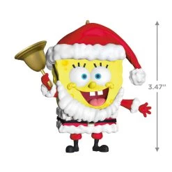 Hallmark Nickelodeon SpongeBob SquarePants Santa Ornament -Hallmark Toys Shop SpongeBob Santa Keepsake Ornament 1899QXI7367 03