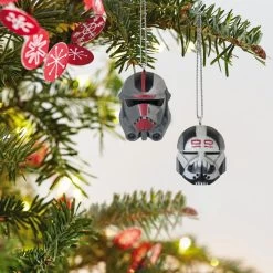 Hallmark Mini Star Wars: The Bad Batch™ Hunter™ And Wrecker™ Ornaments, Set Of 2 -Hallmark Toys Shop Star Wars Bad Batch Hunter Wrecker Keepsake Ornaments 1999QXM9309 02