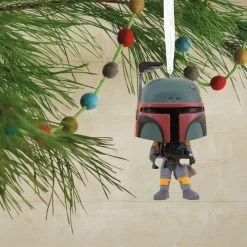 Star Wars™ Boba Fett™ Funko POP!® Hallmark Ornament 8 Star Wars™ Boba Fett™ Funko POP!® Hallmark Ornament -Hallmark Toys Shop Star Wars Boba Fett Funko POP Christmas Ornament 3HCM2312 02
