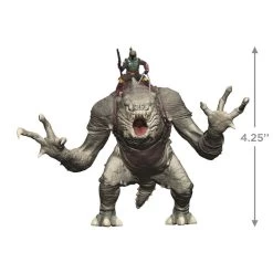 Hallmark Star Wars: The Book Of Boba Fett™ Riding Into The Battle Ornament -Hallmark Toys Shop Star Wars Boba Fett on Rancor Keepsake Ornament 2499QXI7087 03