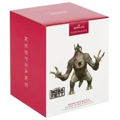 Hallmark Star Wars: The Book Of Boba Fett™ Riding Into The Battle Ornament -Hallmark Toys Shop Star Wars Boba Fett on Rancor Keepsake Ornament 2499QXI7087 04