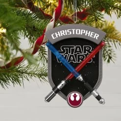 Hallmark Star Wars™ Choose Your Destiny Personalized Ornament, Rebel Alliance -Hallmark Toys Shop Star Wars Rebel Alliance Personalized Ornament 2499QHE1964B1 02