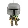 Star Wars The Mandalorian™ With Grogu™ Funko POP!® Hallmark Ornament -Hallmark Toys Shop Star Wars The Mandalorian With Grogu Funko POP Christmas Ornament 3HCM1103 01