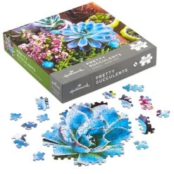 Hallmark Pretty Succulents 1,000-Piece Puzzle -Hallmark Toys Shop Succulent Plants 1000Piece Puzzle 1PUZ1028 02