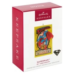 Hallmark DC™ 85th Anniversary Superman™ Ornament 11 Hallmark DC™ 85th Anniversary Superman™ Ornament -Hallmark Toys Shop Superman Comic Book Keepsake Ornament 1999QXI6109 04