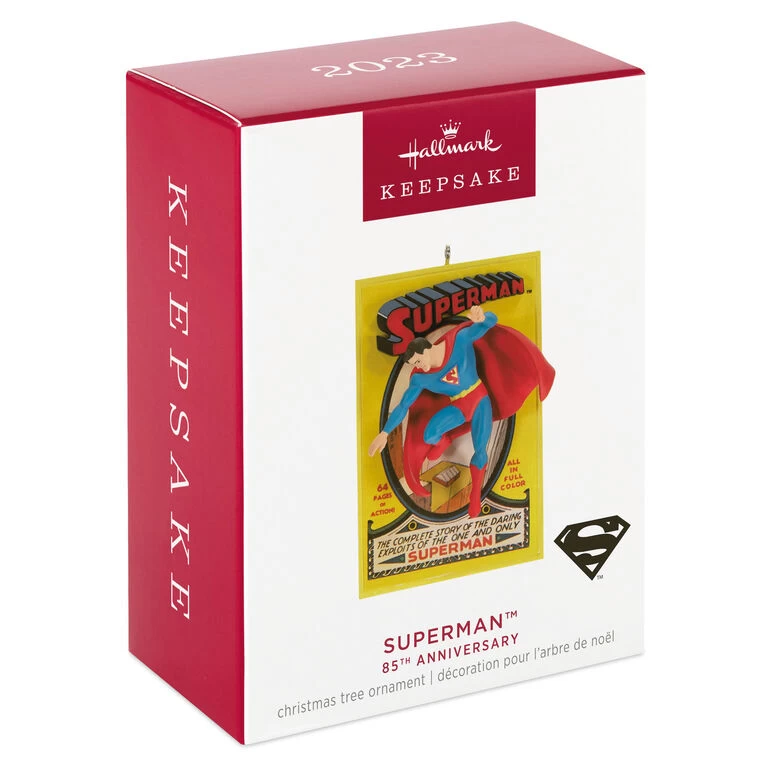Hallmark DC™ 85th Anniversary Superman™ Ornament 6 Hallmark DC™ 85th Anniversary Superman™ Ornament - Image 4