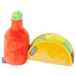Hallmark Better Together Taco And Hot Sauce Magnetic Plush, 5" -Hallmark Toys Shop Taco and Hot Sauce Magnetic Plush 1KID2088 02
