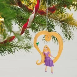 Hallmark Disney Tangled Rapunzel's Heart Of Gold Ornament -Hallmark Toys Shop Tangled Rapunzel and Pascal Keepsake Ornament 1899QXD6557 02