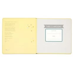 Hallmark Three Is Awesome! Birthday Book -Hallmark Toys Shop Three Is Awesome Birthday Book 1BOK1518 03