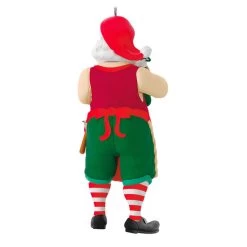 Hallmark Toymaker Santa Surprise Mystery Ornament -Hallmark Toys Shop Toymaker Santa Holding Stocking Keepsake Ornament 1999QGO2967 08