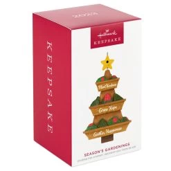 Hallmark Season's Gardenings Ornament -Hallmark Toys Shop TreeShaped Gardening Planter Keepsake Ornament 1899QGO2947 04