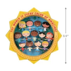 Hallmark UNICEF Every Color Of Amazing Papercraft Ornament -Hallmark Toys Shop UNICEF Children of World Keepsake Ornament 1999QXI7497 03