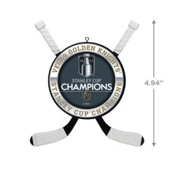 Hallmark NHL® Vegas Golden Knights® 2023 Stanley Cup® Champions Hockey Ornament -Hallmark Toys Shop Vegas Golden Knights Stanley Cup Keepsake Ornament 2499QHR1263 03