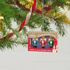 Hallmark Nifty Fifties Keepsake Ornaments Special Edition Ornament -Hallmark Toys Shop Vintage Box of Nutcrackers Keepsake Ornament 2099QGO2819 02
