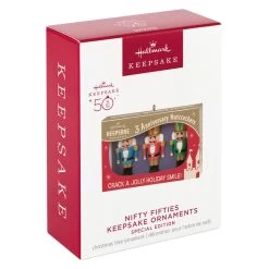 Hallmark Nifty Fifties Keepsake Ornaments Special Edition Ornament -Hallmark Toys Shop Vintage Box of Nutcrackers Keepsake Ornament 2099QGO2819 04