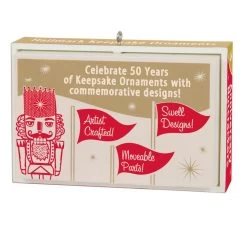 Hallmark Nifty Fifties Keepsake Ornaments Special Edition Ornament -Hallmark Toys Shop Vintage Box of Nutcrackers Keepsake Ornament 2099QGO2819 06