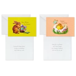 Hallmark Vintage Bunnies And Chicks Boxed Easter Cards, Pack Of 24 -Hallmark Toys Shop Vintage Easter Bunnies Chicks Boxed Easter Cards 5STZ1131 04