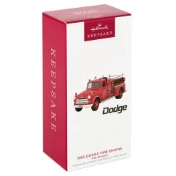 Hallmark Fire Brigade 1956 Dodge Fire Engine 2023 Ornament With Light -Hallmark Toys Shop Vintage Fire Truck Keepsake Ornament 2799QXR8167 04
