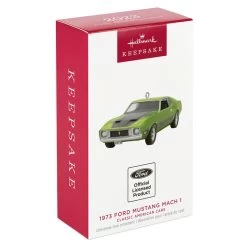 Hallmark Classic American Cars 1973 Ford Mustang Mach 1 2023 Metal Ornament -Hallmark Toys Shop Vintage Ford Mustang Car Keepsake Ornament 2199QXR8157 04