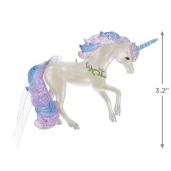 Hallmark Majestic Unicorn Ornament -Hallmark Toys Shop White Blue and Purple Unicorn Keepsake Ornament 1799QGO2717 03