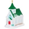 Hallmark Candlelight Service Ornament -Hallmark Toys Shop White Church With Green Steeple Keepsake Ornament 2199QGO2767 01