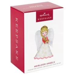 Hallmark Heirloom Angels Ornament -Hallmark Toys Shop White Pink Angel Keepsake Ornament 1699QXR8197 04