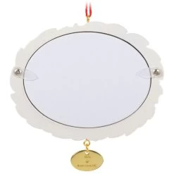 Hallmark A Beautiful Year 2023 Metal Photo Frame Ornament -Hallmark Toys Shop White Wreath Picture Frame Keepsake Ornament 1999QGO2617 06