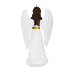 Hallmark Angel Of Adoration Ornament -Hallmark Toys Shop White and Gold Angel Keepsake Ornament 1999QSM7857 06
