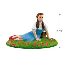 Hallmark The Wizard Of Oz™ Under The Poppies' Spell Ornament -Hallmark Toys Shop Wizard of Oz Dorothy in Poppies Keepsake Ornament 2199QXI6107 03