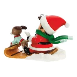 Hallmark Young Santa Ornament -Hallmark Toys Shop Young Santa With Dog Keepsake Ornament 2199QXR8117 06